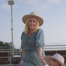 Load image into Gallery viewer, A light colour wide sewn brim and made from 100% Australian wool this is a cowboy style hat