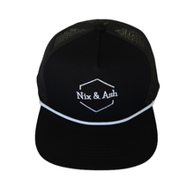 Load image into Gallery viewer, Black Trucker Cap