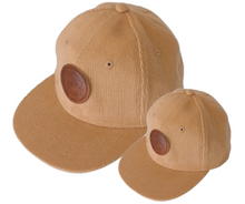 Load image into Gallery viewer, Corduroy Cap Caramel Matching Combo