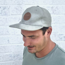 Load image into Gallery viewer, Matching children and adult cotton corduroy cap featuring a leather Nix &amp; Ash logo patch